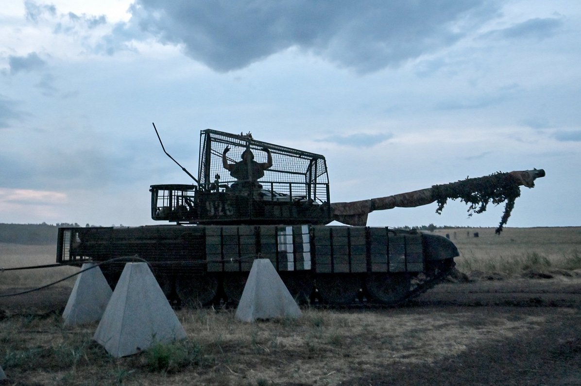 Tank live-fire exercise of 118th Separate Mechanized Brigade