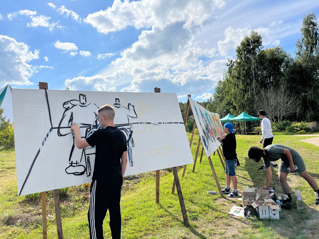 Sporta un ielu mākslas festivāls Rēzeknes novadā.