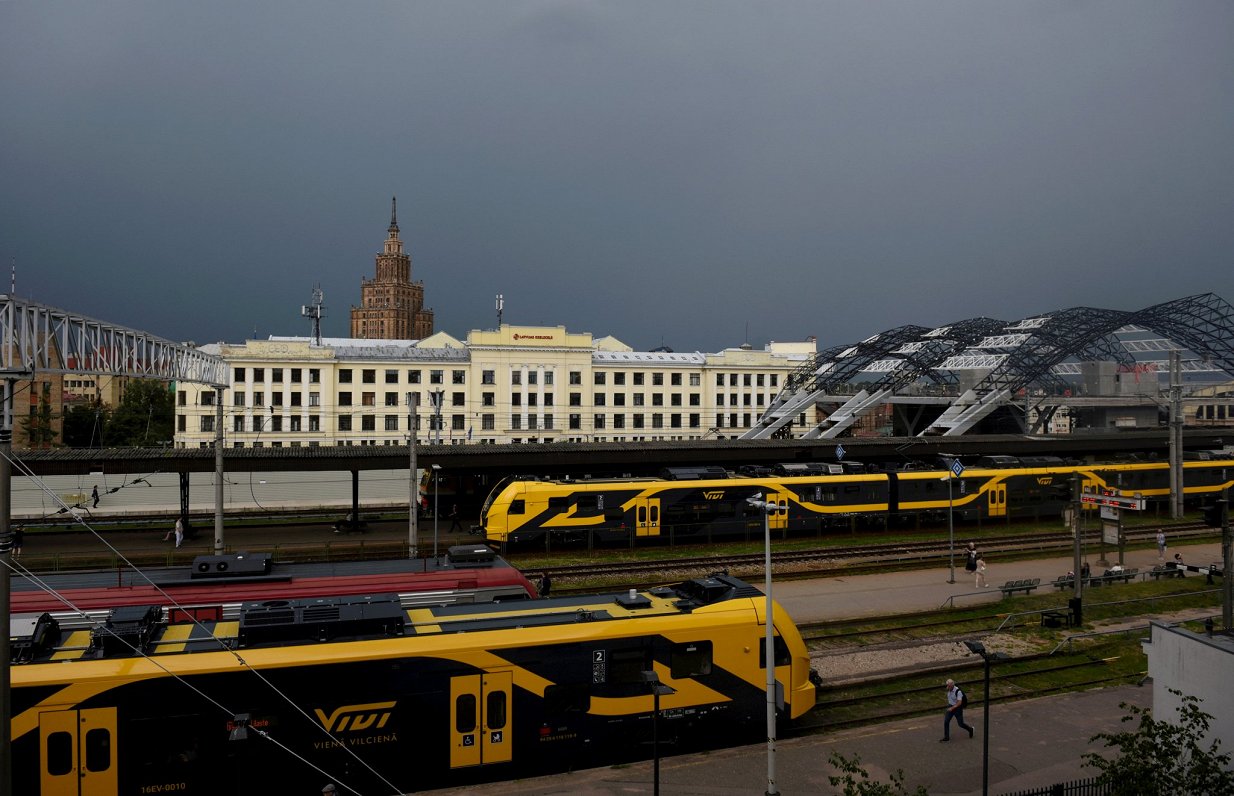 Rīgas Centrālā dzelzceļa stacija.