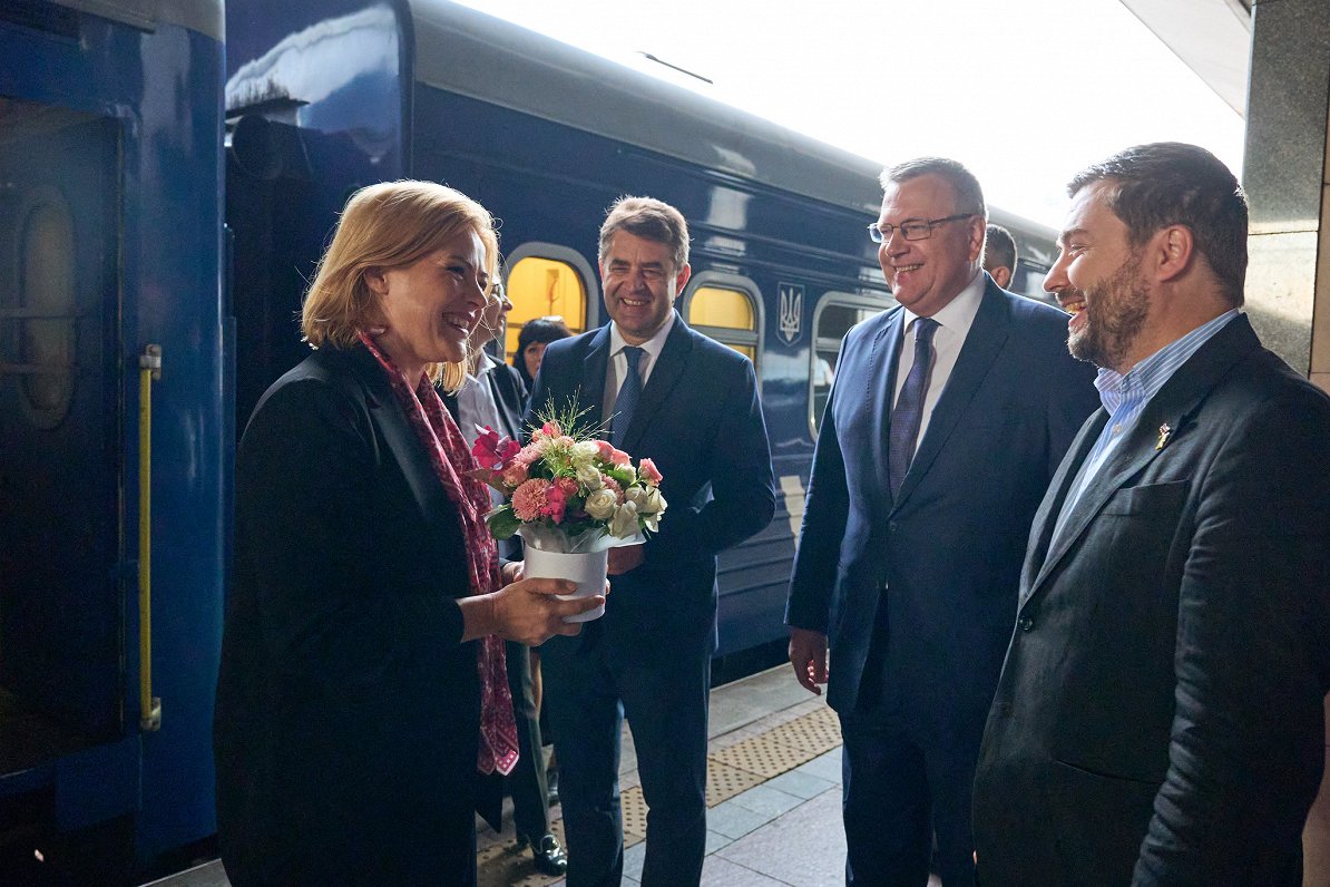 Прибытие Эвики Силини в Киев. Украина, 11.09.2024.