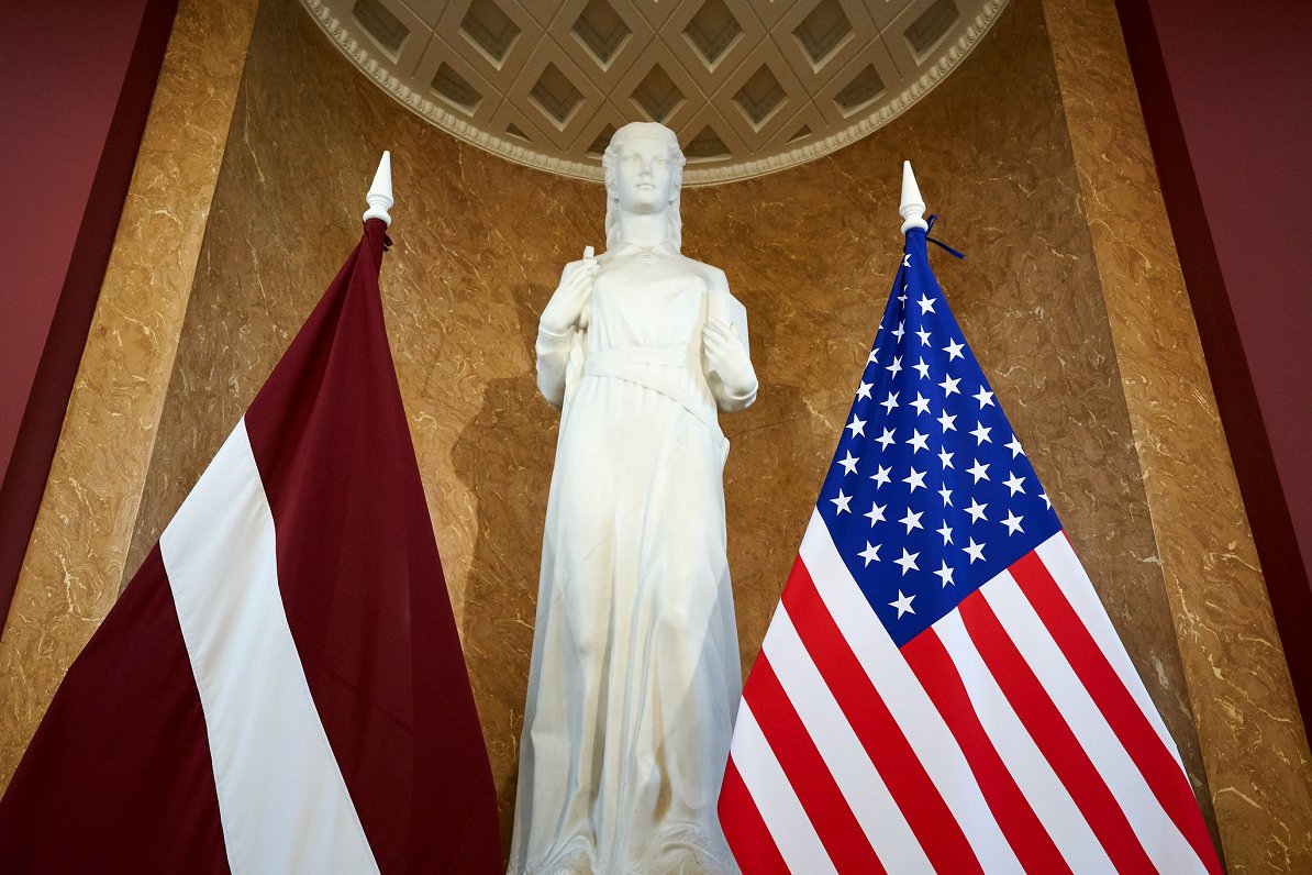 lags o Latvia and USA in Latvian cabinet building, 30.08.2024