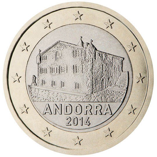 Andoras viena eiro monēta