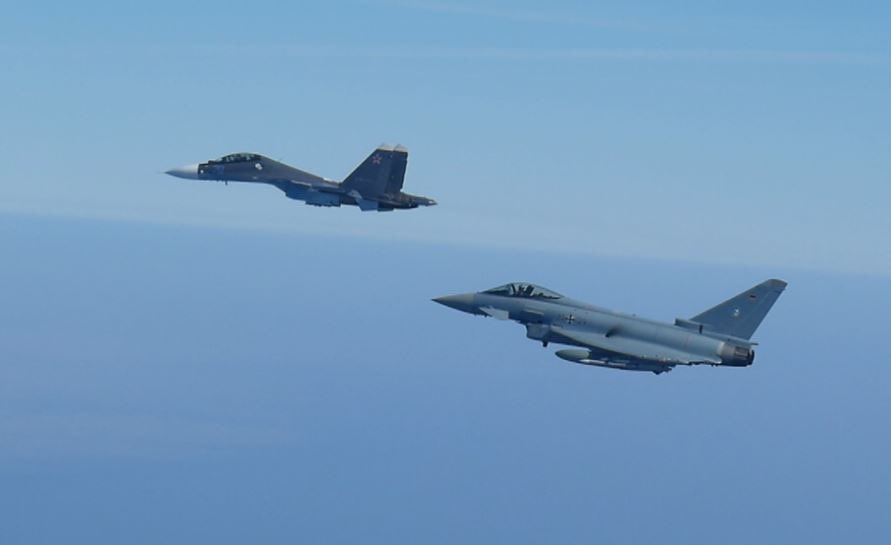 German Eurofighter intercepts Russian plane over Baltic Sea