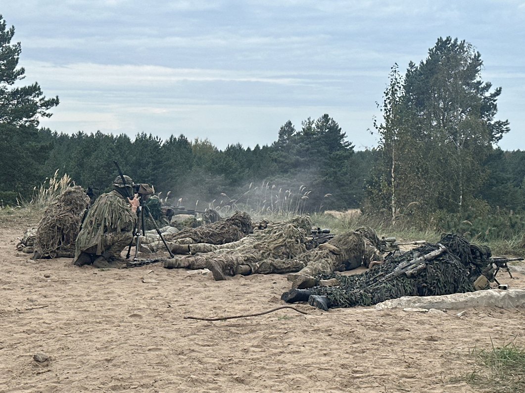 Militārās mācības &quot;Namejs 2024&quot; Ādažu poligonā.