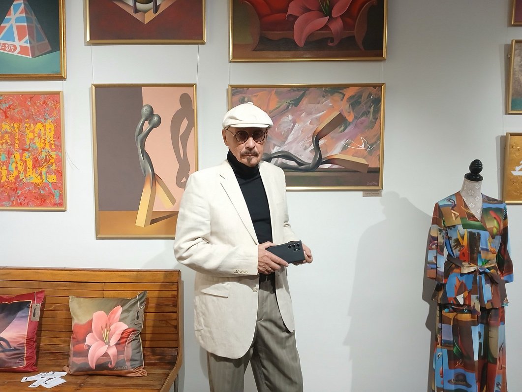 Классик жанра Юрис Димитерс на Art Riga Fair — «Покупайте, мы же на ярмарке!» #kultura1kB