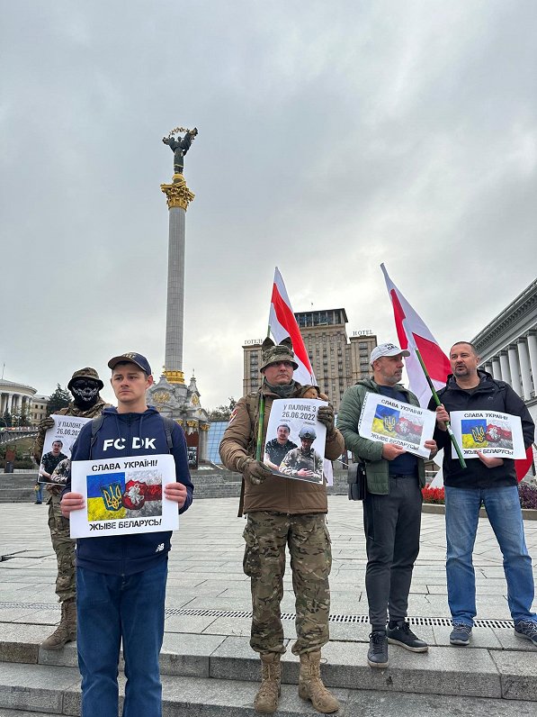 Baltkrievi, kas kopā ar ukraiņiem cīnās pret Krievijas iebrucējiem