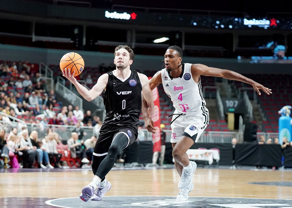 &quot;VEF Rīga&quot; un Bonnas &quot;Telekom Baskets&quot; spēle FIBA Čempionu līgā