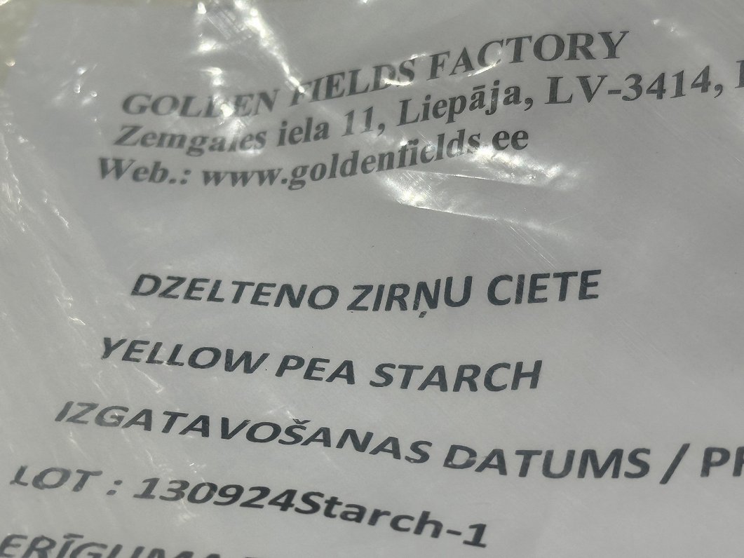 Zirņu un pupu pārstrādes ražotne &quot;Golden Field Factory LV&quot;