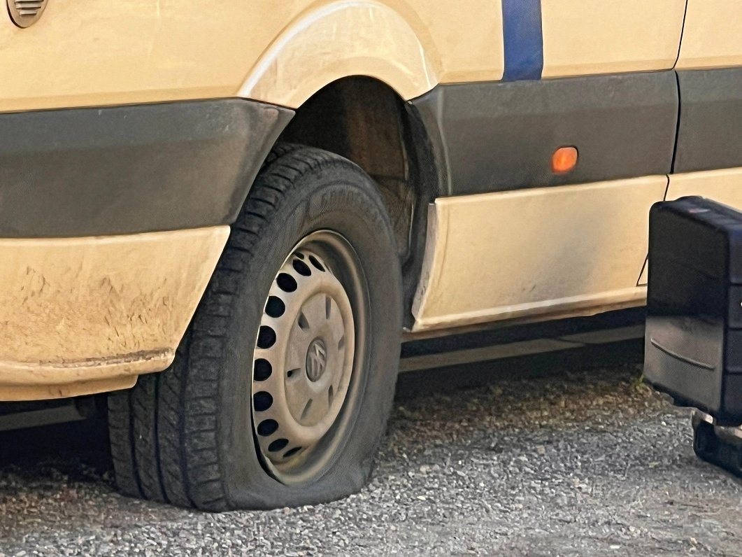 Viltotais policijas mikroautobuss.