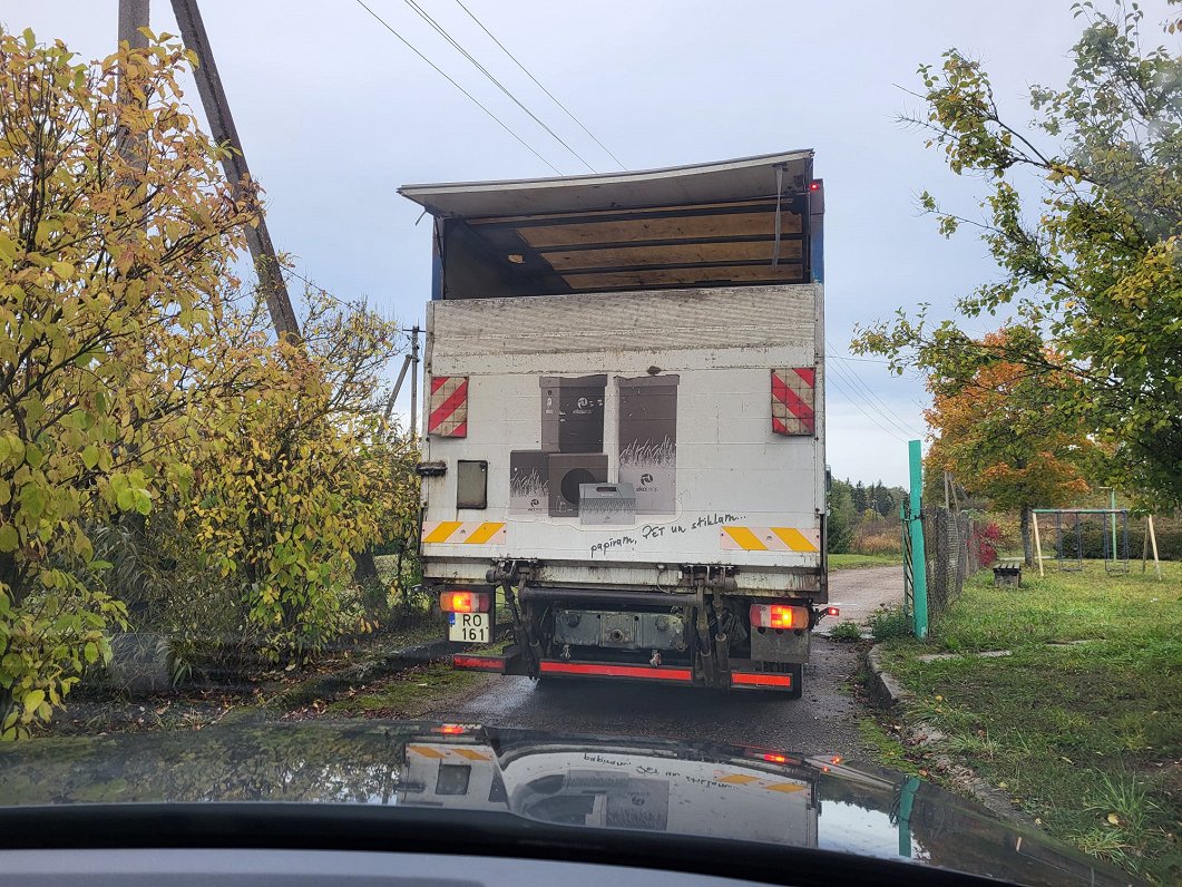 Nolietotas sadzīves tehnikas pieņemšanas punkts Dagdā.