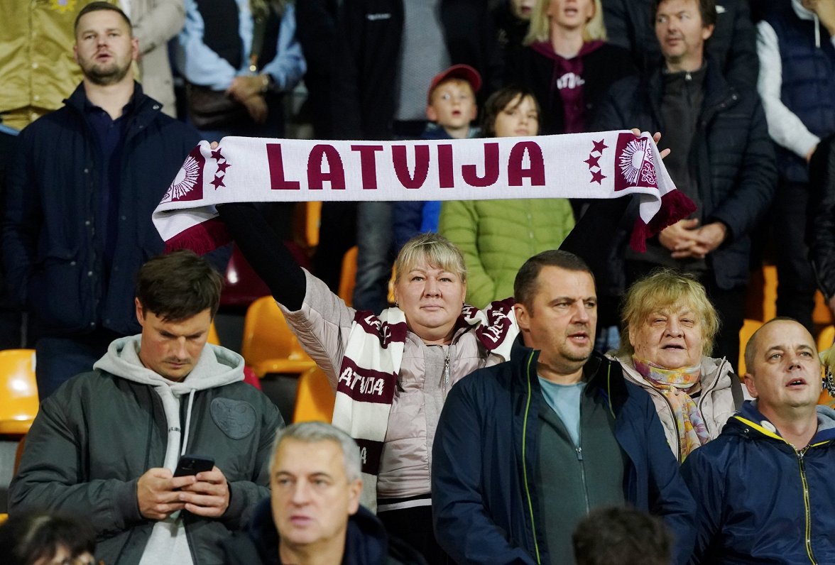 Latvijas un Ziemeļmaķedonijas futbola izlašu spēle Nāciju līgā