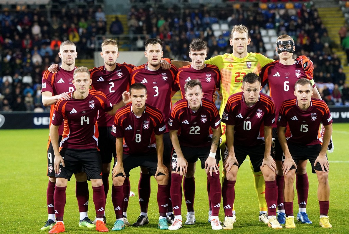 Latvijas un Ziemeļmaķedonijas futbola izlašu spēle Nāciju līgā