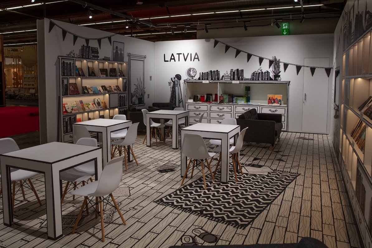 Latvian stand at Frankurt book market