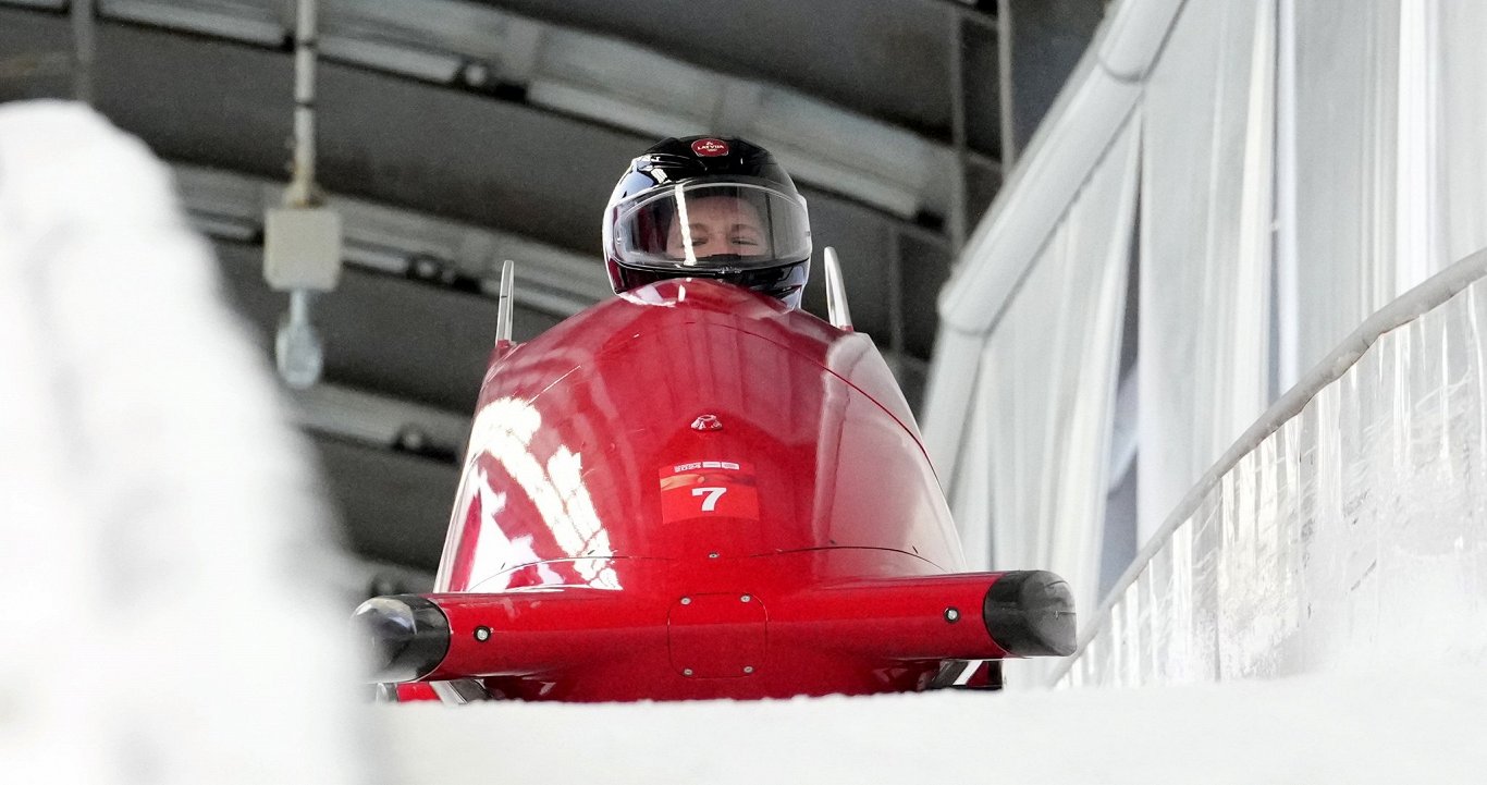 Amēlija Kotāne monobobsleja sacensībās jaunatnes ziemas olimpiskajās spēlēs Dienvidkorejā