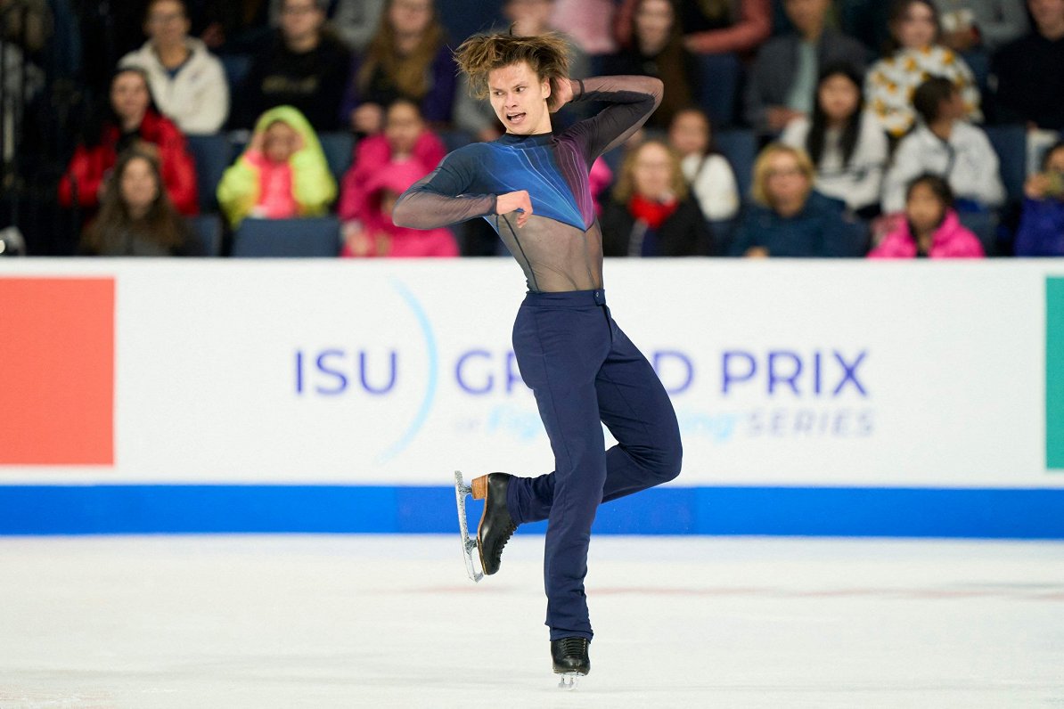 Deniss Vasiļjevs īsajā programmā &quot;Grand Prix&quot; posmā &quot;Skate America&quot;