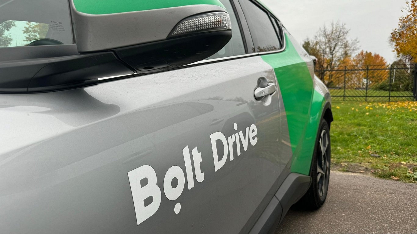 Uzņēmuma &quot;Bolt Drive&quot; koplietošanas auto.