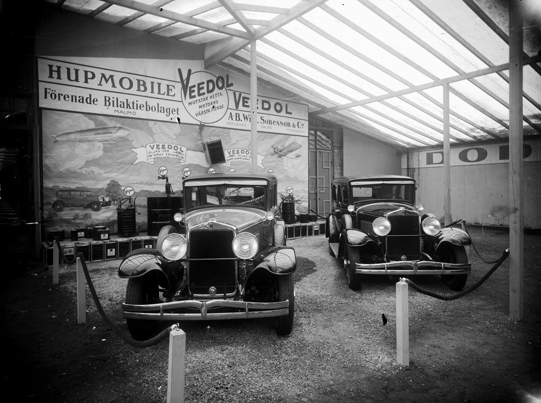 &quot;Hupmobile&quot; markas automašīnu izstāde ASV 1920. gadā