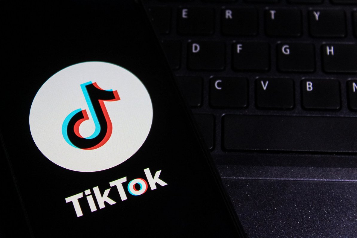 Sociālā tīkla &quot;TikTok&quot; logotips