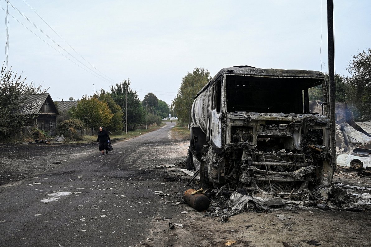 Последствия обстрелов. Украина, Горское, Черниговская область. 04.10.2024