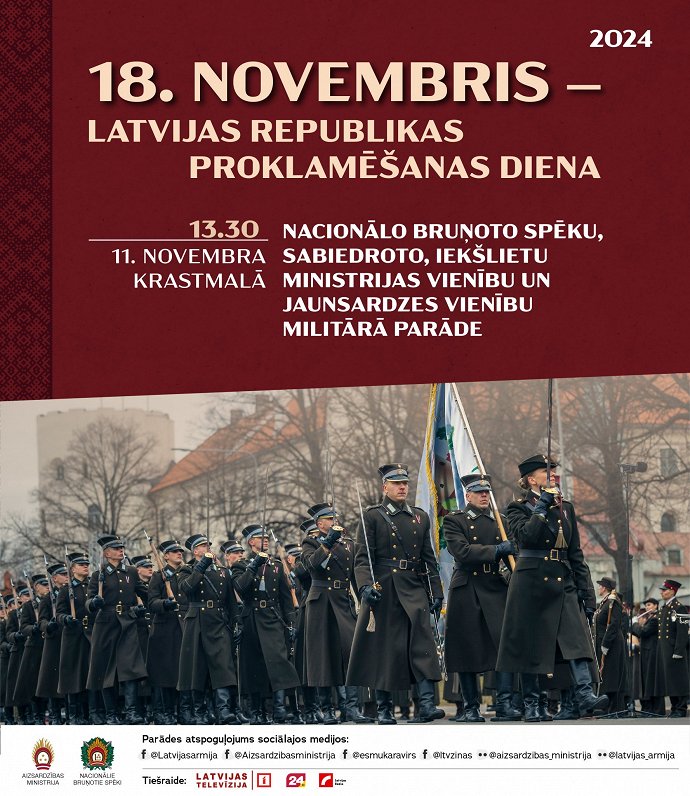 November 18 events in Rīga